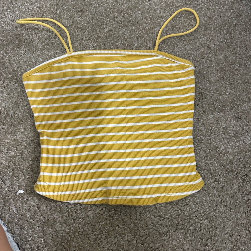 Striped cropped Cami